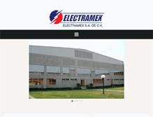 Tablet Screenshot of electramex.com